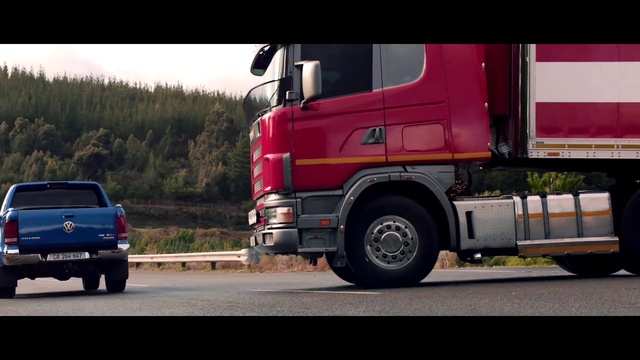 Video Reference: Land vehicle, Vehicle, Car, Mode of transport, Transport, Commercial vehicle, Truck, trailer truck, Motor vehicle, Asphalt