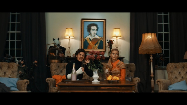 Video Reference: furniture, religion, Person