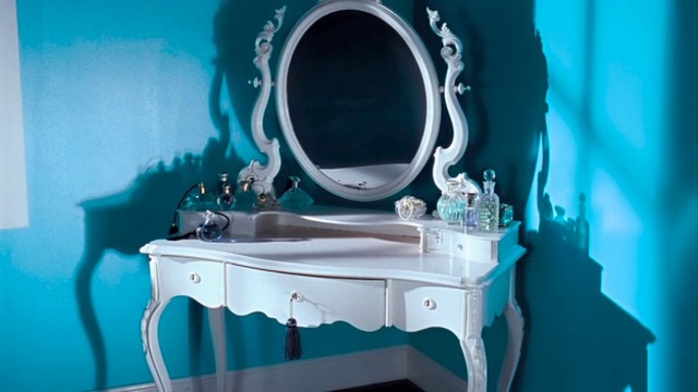 Video Reference: Blue, Room, Mirror, Turquoise, Interior design