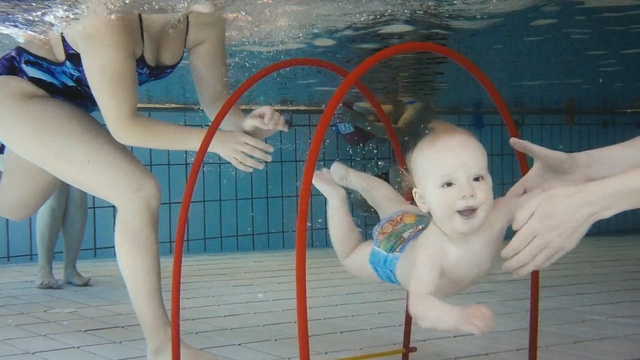 Video Reference: fun, leisure, leg, girl, recreation, swimmer, vacation, swimming, swimming pool, child, Person