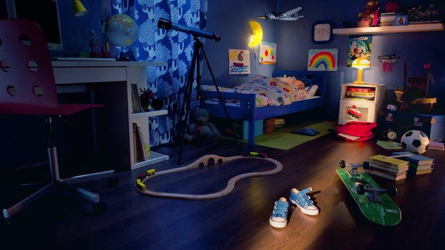 Video Reference: room, toy, technology, space, interior design, play, games, recreation room, pc game, product, Person