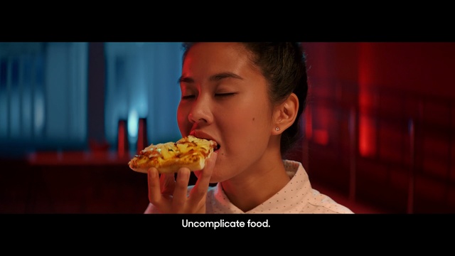 Video Reference: eating, mouth, human, fun, girl, screenshot, cuisine, Person