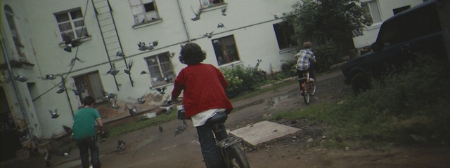 Video Reference: land vehicle, vehicle, road, bicycle, cycling, tree, street, recreation, sports equipment, lane, Person