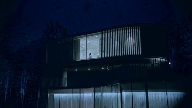 Video Reference: Blue, Black, Architecture, Light, Lighting, Darkness, House, Atmosphere, Night, Line