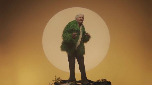 Video Reference: Hair, Human body, Plant, Gesture, Tree, Art, Facial hair, Event, Painting, Fashion design