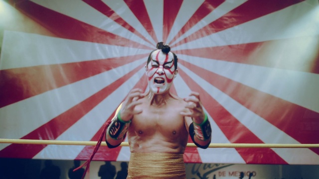 Video Reference: Wrestler, Professional wrestling, Textile, Chest, Muscle, Lucha libre, Flesh, Wrestling, Art