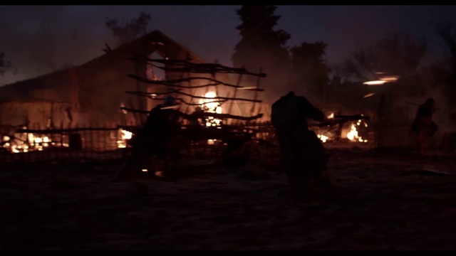 Video Reference: Sky, Heat, Night, Fire, Darkness, Atmosphere, Tree, Flame, Screenshot, Midnight