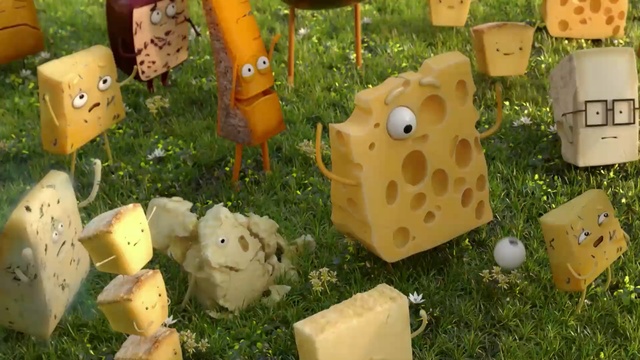 Video Reference: yellow, grass, food, Person