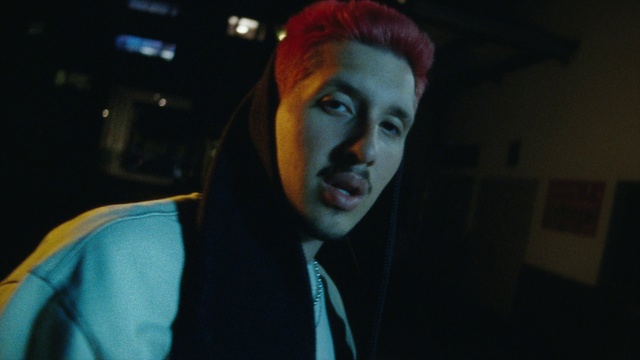 Video Reference: Face, Head, Nose, Forehead, Eye, Fictional character, Darkness, Mime artist, Black hair