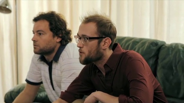 Video Reference: Facial hair, Conversation, Beard, Human, Interaction, Fun, Sitting, Eyewear, Moustache, Glasses, Person