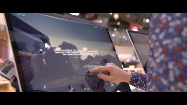 Video Reference: Mode of transport, Windshield, Automotive exterior, Automotive design, Technology, Photography, Automotive window part, Hand, Display device, Glass
