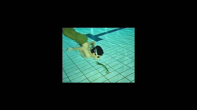 Video Reference: Flip (acrobatic), Recreation, Diving, Swimming, Underwater diving, Animation, Freediving, Performance, Television, Screen, Monitor, Dark, Screenshot, Person, Swimming pool, Text