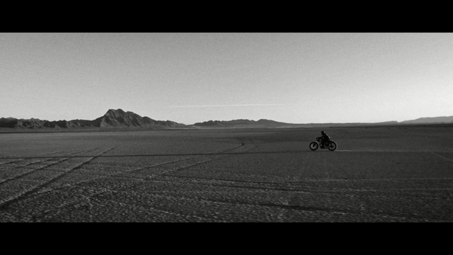 Video Reference: Black, White, Sky, Natural environment, Horizon, Black-and-white, Desert, Sand, Monochrome photography, Landscape