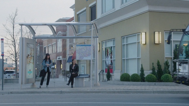 Video Reference: architecture, building, city, sidewalk, Person
