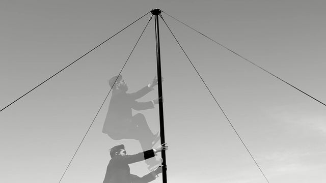 Video Reference: black and white, monochrome photography, sky, photography, monochrome, line, cloud, angle, public utility