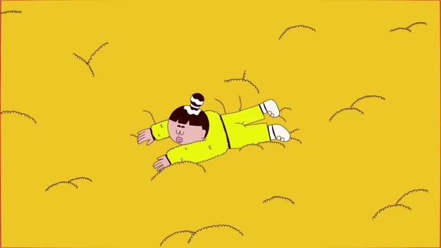 Video Reference: Yellow, Illustration, Cartoon, Font, Drawing, Art, Graphic design, Animation, Fictional character