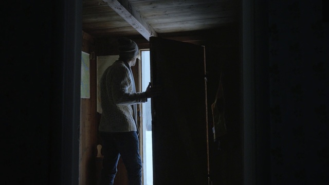 Video Reference: Black, Darkness, Light, Standing, Room, Photography, Architecture, Window, Wood, Shadow