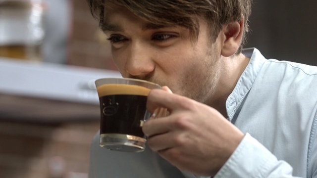 Video Reference: drink, drinking, alcohol, facial hair