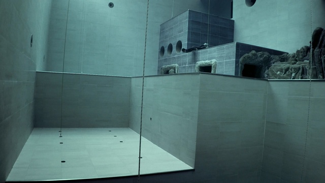 Video Reference: glass, architecture, light, wall, daylighting, floor, tile, tourist attraction, angle, interior design