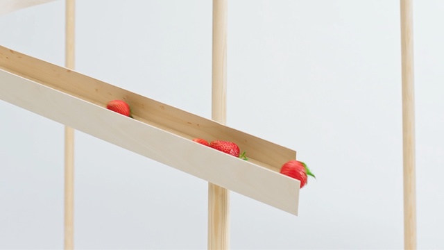 Video Reference: table, furniture, wood, line, shelf, angle, Person