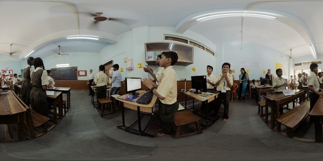 Video Reference: Restaurant, Room, Photography, Interior design, Building, Table, Architecture, Ceiling, Furniture, Cafeteria, Person