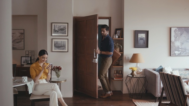 Video Reference: room, furniture, interior design, window, home, house, table, door, girl, flooring, Person