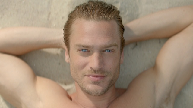Video Reference: Face, Hair, Skin, Barechested, Forehead, Eyebrow, Male, Muscle, Head, Chin, Person