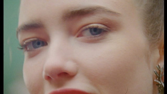 Video Reference: Face, Eyebrow, Nose, Cheek, Forehead, Skin, Lip, Facial expression, Close-up, Eye