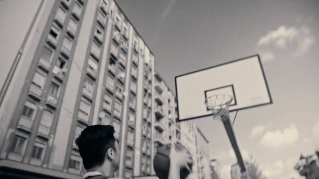 Video Reference: Photograph, Monochrome, Black-and-white, Snapshot, Architecture, Monochrome photography, Urban area, Photography, Font, Street