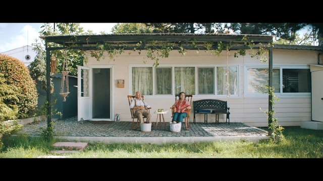 Video Reference: House, Property, Home, Building, Real estate, Residential area, Cottage, Grass, Tree, Backyard