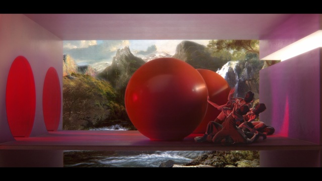 Video Reference: Red, Balloon, Still life photography, Sky, Organism, Photography, Sphere, Plant, Art, Still life, Person