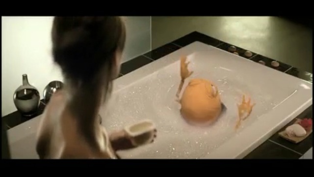 Video Reference: Bathing, Bathtub, Food, Hand, Plumbing fixture, Sink, Washing, Person, Male
