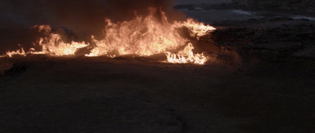 Video Reference: geological phenomenon, bonfire, fire, formation, heat, campfire, night, cave, darkness