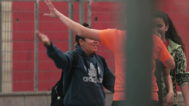 Video Reference: Social group, Youth, Fun, Arm, Shoulder, Recreation, Team, Competition event, Leisure, Gesture