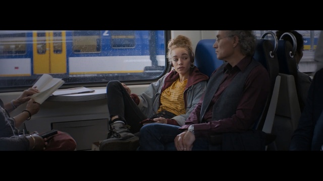 Video Reference: mode of transport, screenshot, passenger, technology, conversation, public transport, Person