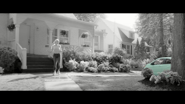 Video Reference: home, house, white, black, photograph, residential area, black and white, monochrome photography, tree, property