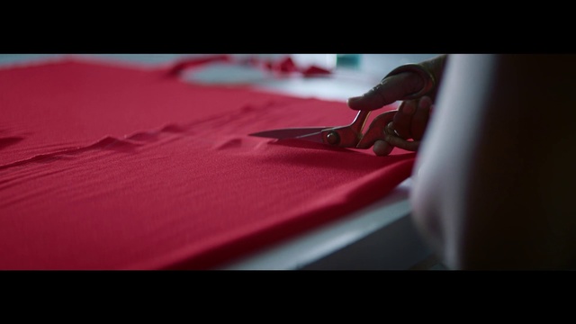 Video Reference: Red, Pink, Magenta, Carmine, Footwear, Textile, Room, Material property, Shoe, Table