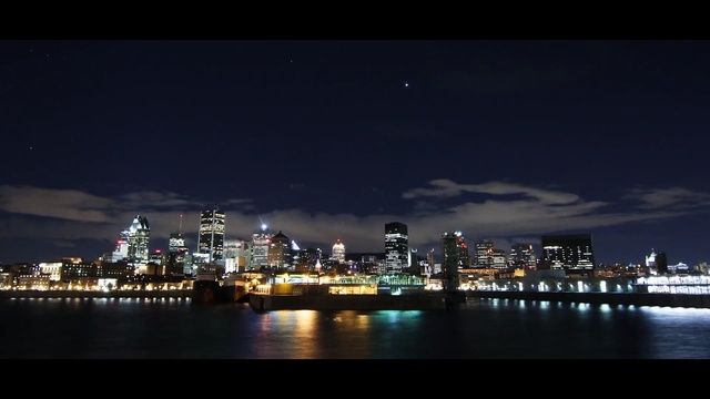 Video Reference: cityscape, city, night, skyline, reflection, sky, metropolis, urban area, water, metropolitan area