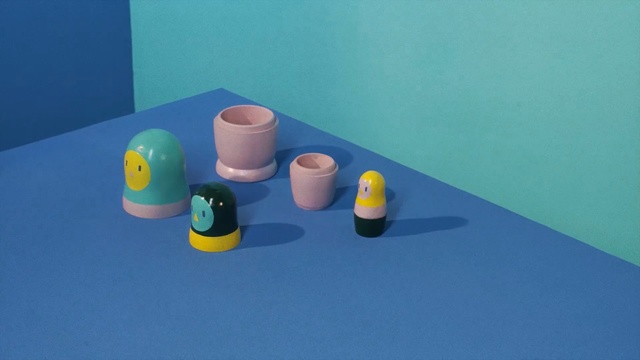 Video Reference: Blue, Yellow, Plastic, Cylinder, Table, Games