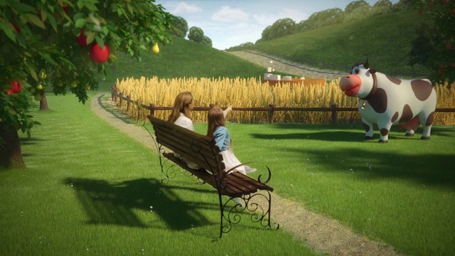 Video Reference: Grass, Grassland, Animation, Leisure, Farm, Rural area, Pasture, Meadow, Lawn, Animated cartoon