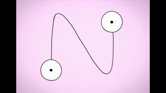 Video Reference: Circle, Pink, Line, Font, Illustration, Smile, Person