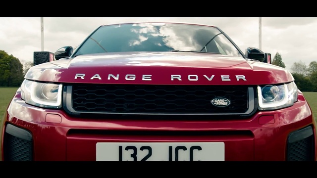 Video Reference: Land vehicle, Vehicle, Car, Sport utility vehicle, Range rover, Hood, Grille, Automotive design, Land rover, Range rover evoque