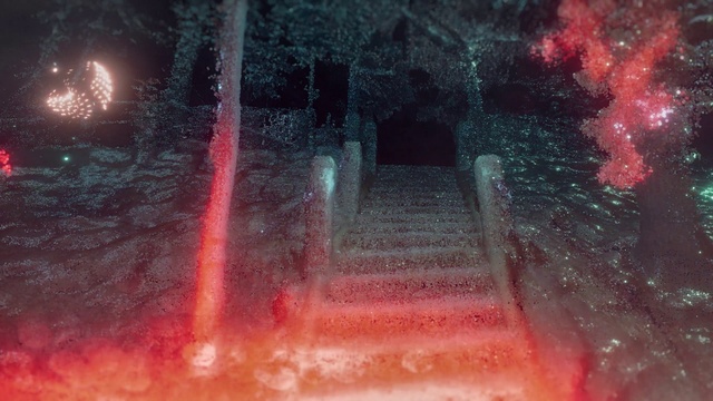 Video Reference: Red, Space, Graphics, Geological phenomenon, Colorfulness, Magenta, Graphic design, Art