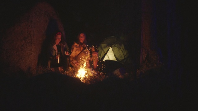 Video Reference: Heat, Fire, Darkness, Night, Campfire, Bonfire, Sky, Fun, Flame, Midnight