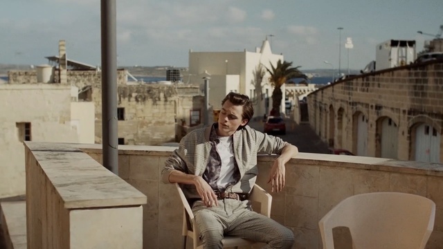 Video Reference: Sitting, Tourism, Travel, Temple, Person