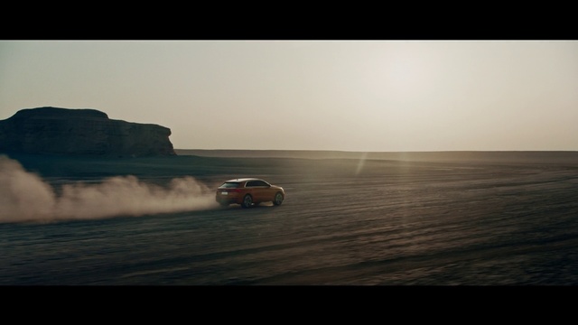 Video Reference: Vehicle, Drifting, Atmospheric phenomenon, Car, Automotive design, Performance car, Landscape, Horizon, Calm, Compact car