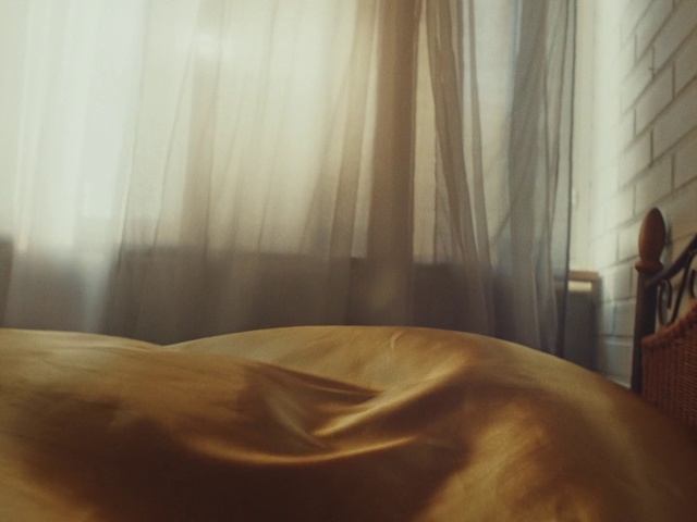 Video Reference: Light, Room, Interior design, Sunlight, Textile, Curtain, Furniture, Bed sheet, Window treatment, Floor