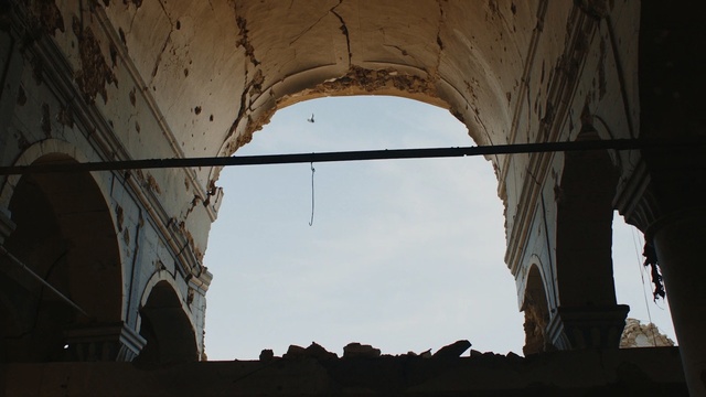 Video Reference: Arch, Sky, Architecture, Wall, Window, Ruins, Building, History, Tints and shades, Reflection, Person