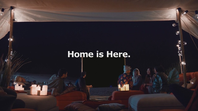 Video Reference: Sky, Projection screen, Event, Technology, Adaptation, Audience, Presentation, Stage, Interior design, Furniture