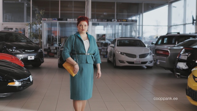 Video Reference: Land vehicle, Vehicle, Car, Automotive design, Car dealership, Luxury vehicle, Mid-size car, Fashion, Street fashion, Person